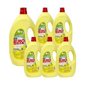 트리오 2KGx6개 1박스 애경 친환경 주방세제 주방용세척제 중성세제 1종 세척제
