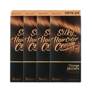 2+2 더페이스샵 스타일리스트 실키 헤어 컬러 크림 오렌지빛갈색
