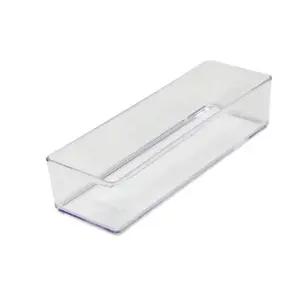 크리스탈 뷰티 정리용품5호.화장품 악세서리 메니큐어 머리끈 투명 3칸