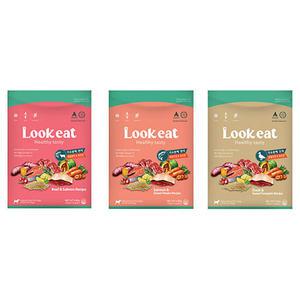 룩잇 독 가수분해 연어 피부건강/연어+소고기 체중관리/오리 관절건강 1.8kg 균형잡힌 영양식을 위한 건강한 원료 강아지 사료