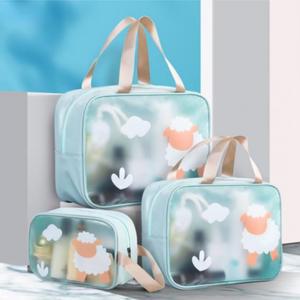 넉넉한 수납공간 여행용 화장품 파우치 소형 대형 세면도구 파우치 생활방수