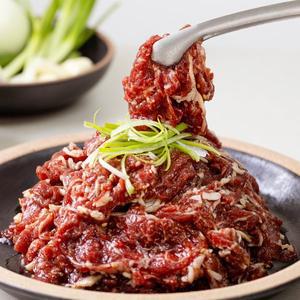 [부경식품] 100% 국내산 한우 등심 양념 불고기 300g+300g