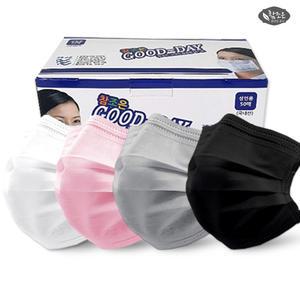 참조은 덴탈마스크 100매 - MB필터 3중구조 일회용 4컬러 / 대형 소형 /성인 아동용 마스크