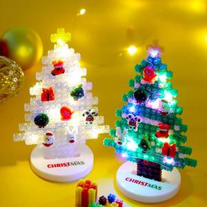 클레이피아 크리스마스 8mm 디폼블럭 트리 LED 패키지 (디폼블럭 본품, 부자재 별도 포장) DIY 만들기