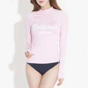 [미쏘언더웨어] 베이직 레터링 래쉬가드(MIUAR7511N_26)