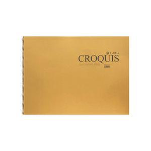 글로리아 갱지크로키북 4절 54g 60매 (좌철 스프링)