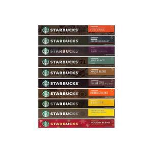 스타벅스 네스프레소 캡슐 10종 혼합/ 총 100개 국내