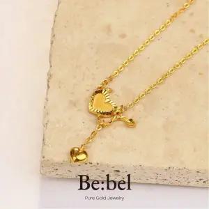 순금목걸이 7.5g 24k 디자인 하트 큐티 비벨 두돈 2돈