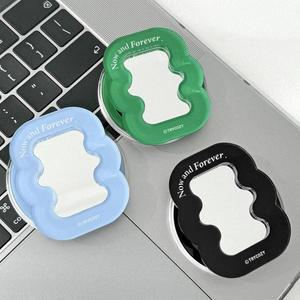 웨이브 미러 맥세이프 그립 톡홀더 아크릴 투명 스마트톡 자석 거치대