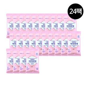 크리넥스 마이비데 밸런스케어 화장실용 물티슈 휴대용 10매 24팩