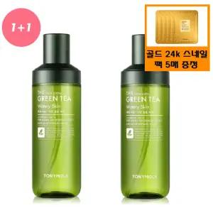 [토니모리](의정부점)단종예정(정품2개)더 촉촉 그린티 수분 스킨+사은품/스네일 마스크팩 5매(정가일만...
