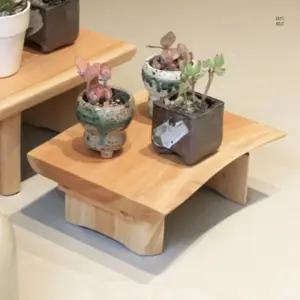 원목 미니화분받침대 나무 다이 계단식 우드 다육이선반 30cm 소