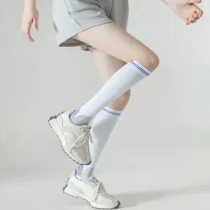 여성 압박 러닝 니삭스 스포츠 장목 양말 여름 등산 요가 필라테스