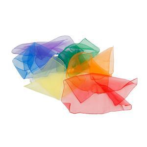 [스포바이블]플레이핏 소형 스카프세트 45cm (12개입) 저글링 무지개스카프 표현놀이