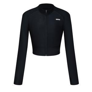 [아레나](마산점)뉴웨이브 레저 크롭 집업 래쉬가드 (A4BL1QR42) BLK