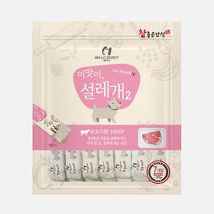 헬로도기 참좋은간식 설레개2 소고기 105g 7p