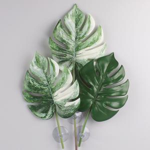 몬스테라 백업 도마뱀백업 파충류 크레스티드게코 사육장꾸미기 용품 조화장식