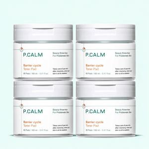 피캄 토너패드 베리어사이클 토너 패드 160ml 60개입 × 4개
