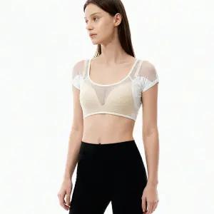 HNF 뽀송이너 여자 겨드랑이 땀 흡수 순면패드 겨땀 속옷 메쉬소재