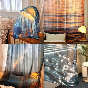 모노니크 쉬폰 패브릭 포스터 특대형+집게링10p