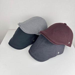 피에르가르뎅 잔체크 가을 간절기 중년남성 헌팅캡 도리구찌 HTCW-02