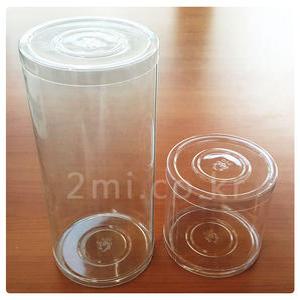 원형케이스 투명 pvc  국산 플라스틱 원 통 한송이 장미 타올 선물  포장