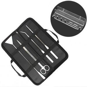 가위 수초 핀셋 세트 어항 아쿠아 스케이핑 트리밍 관리 도구 아크릴 거치대