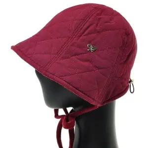 [하프클럽/]ACU006.퀼팅 끈장식 중년여성 보넷 벙거지모자 엄마 겨울 외출 모