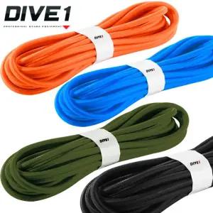 스킨 스쿠버 다이빙 사이드마운트 데코 스테이지 탱크 리깅용 번지줄 6.5mm (