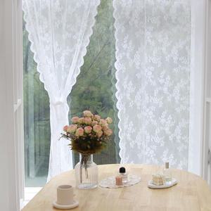 엘레강스 레이스커튼 창형 대형 작은창가리개 주방 쉬폰 속커튼