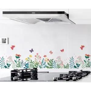 깔끔 주방 오염 방지 투명 시트지 3Mx60cm 꽃/타일 스티커 싱크대 방수 기름때 부엌 키친 씽크대 다용도