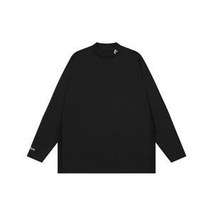 [말본골프]말본 남성 에버그린 컴프레션 모크넥 골프 티셔츠 블랙 ME0036