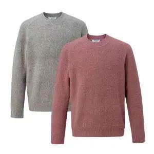 [롯데백화점]웰메이드 [인디안 광복점]중년 남성 겨울 니트 라운드 티셔츠MUEBR3W9111