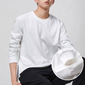 남녀공용 두꺼운 무지티 흰색 긴팔면티 롱슬리브 기본 레이어드 티셔츠