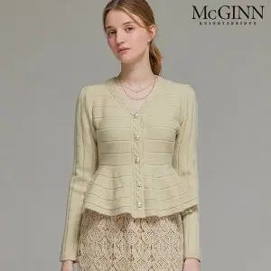 [매긴](팩토리스토어 강남점)진주버튼페플럼오픈니트_PBMF4W1KT2091