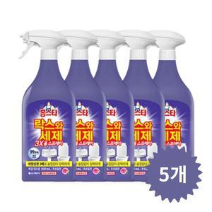 락스와 세제 폼스프레이 후로랄 500ml 5개