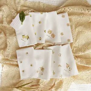 [보리보리/베이비앤아이]베이비앤아이 무형광 순면 손수건 10P 세트