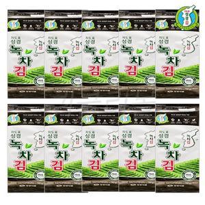 성경김 녹차 조각김 50g 10개