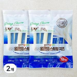 곰곰 데일리 스트링치즈, 200g, 2개 one option