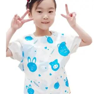 PL4 일회용 비닐 앞치마 위생 방수 키즈용 200매