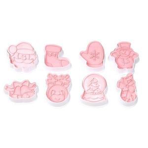 [셀러허브]크리스마스 쿠키만들기 쿠키커터 모양틀 8종셋트 (S15837215