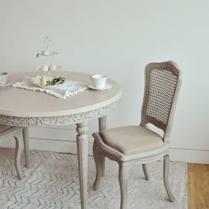 [꼬떼따블]조세핀 의자 - 낮은타입 (오프화이트)