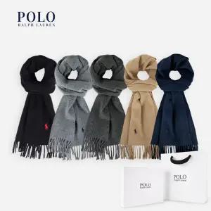 폴로 랄프로렌 포니자수 리사이클 울 머플러 모음전 택1+폴로쇼핑백 증정