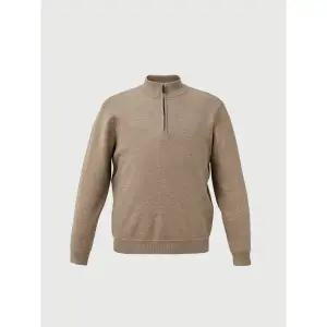 [롯데백화점]트레몰로 [트레몰로]하프집업 융기모 반폴라 니트 TRNBH4W9271