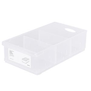 FF 창신리빙 투명 다용도 이동식 칸막이 저안 트레이 (24cm) 1호 ( 생활용품 수납함 정리함 바스켓