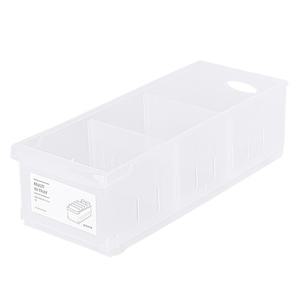 FF 창신리빙 투명 다용도 이동식 칸막이 저안 트레이 (17cm) 1호 ( 생활용품 수납함 정리함 바스켓