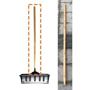 넉가래 눈삽 교체용 나무봉 28mm 117cm 나무대 니스 코팅 다용도 청소 대 자루 목봉