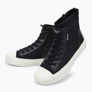 빠르미쇼핑 여성 하이탑운동화 하이탑 스니커즈 키높이운동화 방한화 안감기모