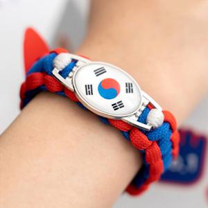 마크라메 태극기 팔찌 만들기