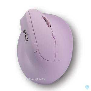 지클릭커 오피스프로 버티컬 무선 무소음 마우스 퍼플